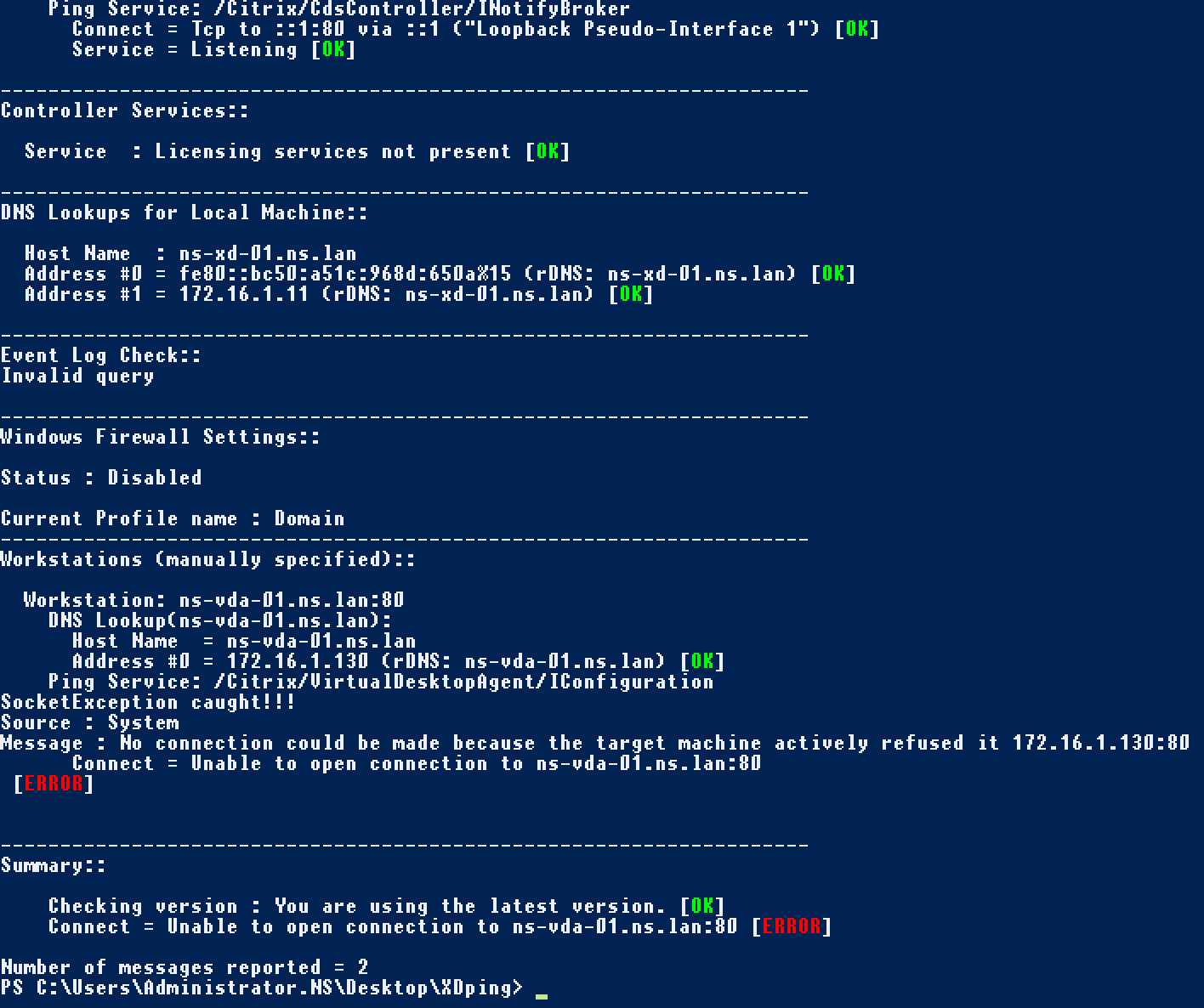 Troubleshoot VDA registration